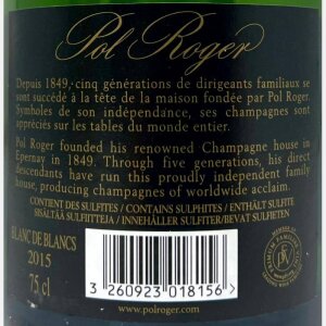 Champagne Blanc de Blancs Vintage Brut AOC 2015 Gift box - Pol Roger
