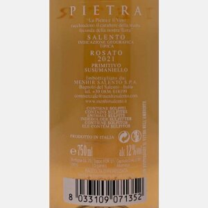 Primitivo Susumaniello Rosato Pietra Salento IGT 2021 - Menhir