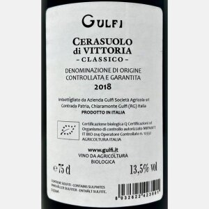 Cerasuolo di Vittoria Classico DOCG 2018 Bio - Gulfi