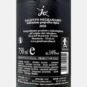 Negroamaro Salento Jo IGT 2020 - Gianfranco Fino