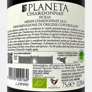 Chardonnay Sicilia Menfi DOC 2022 Bio - Planeta