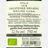 Riesling Pfalz Weilberg GG trocken VDP 2019 Bio - Karl Schaefer