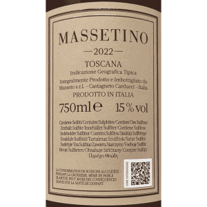 Massetino Toscana IGT 2022 - Tenuta Masseto