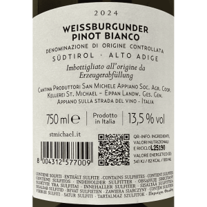 Weissburgunder Alto Adige DOC 2024 - St. Michael-Eppan